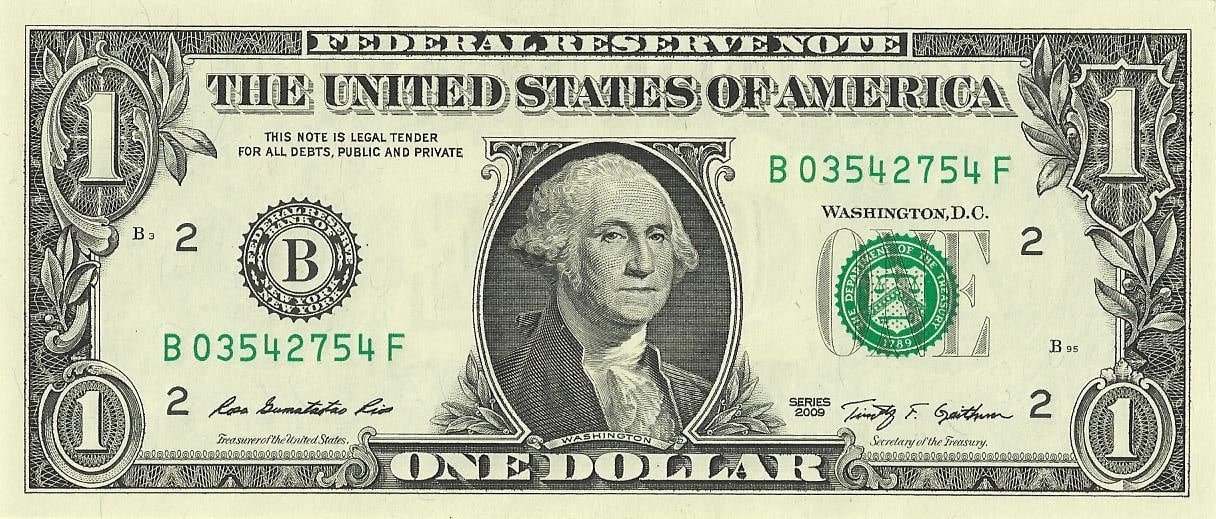 $1 Dollar Bill